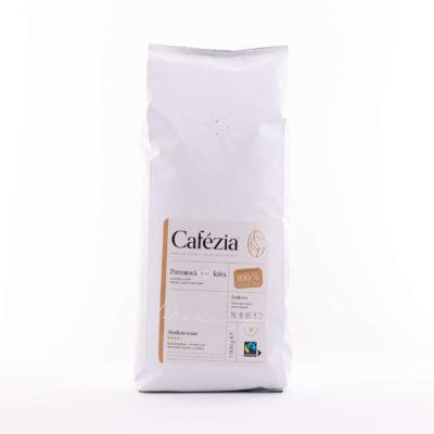 Cafezia-medium-roast-1kg, zrnkova káva BIO