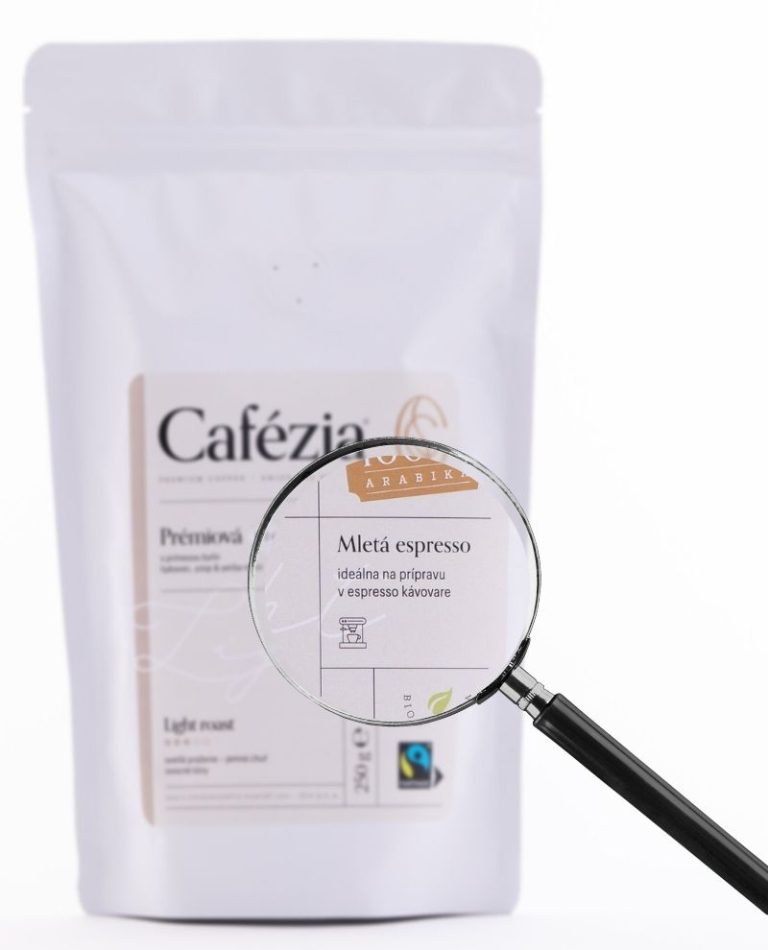 Mletá Cafézia príprava